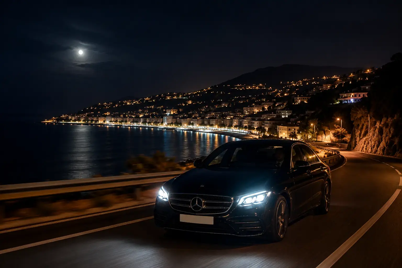 Malaga airport to Almuñecar private taxi ruta A-7 costa mediterránea